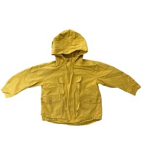 Yellow Hooded Jacket - size 5